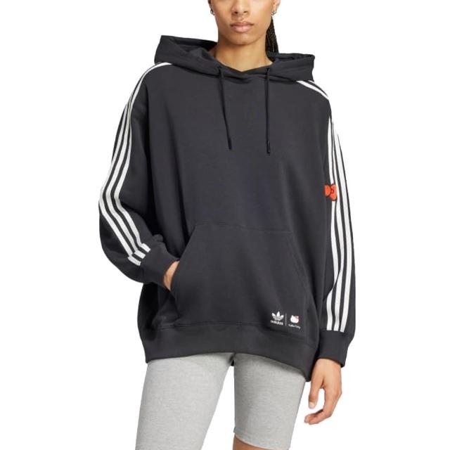 【adidas 愛迪達】連帽長袖上衣 HK 3S OS HOODIE 女 - IX7875