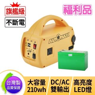 【AutoMaxx】UP-5HX DC/AC手提行動式電源轉換器 福利品(17500mAh/210Wh/4孔輸出)