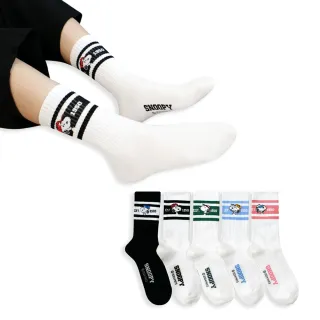 【哈囉喬伊】韓國襪子 史努比小頭字母加長中筒襪 女襪 N43(正韓直送 韓妞必備 棉襪 長襪 韓國少女襪)