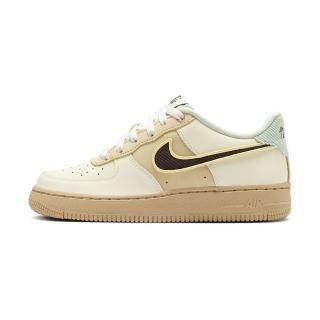 【NIKE 耐吉】Air Force 1 LV8 大童 卡其色 休閒 經典 復古 AF1 皮革 休閒鞋 HQ3473-122