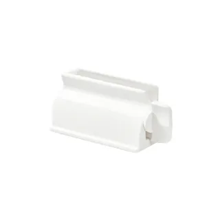 【JOHN HOUSE】立式擠牙膏器 KM 簡約白 擠牙膏 洗面乳擠壓器 擠洗面乳 牙膏收納(大款白)