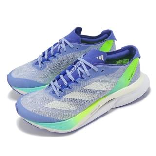 【adidas 愛迪達】慢跑鞋 Adizero Boston 12 W 女鞋 藍 白 緩衝 輕量 運動鞋 愛迪達(IF9220)
