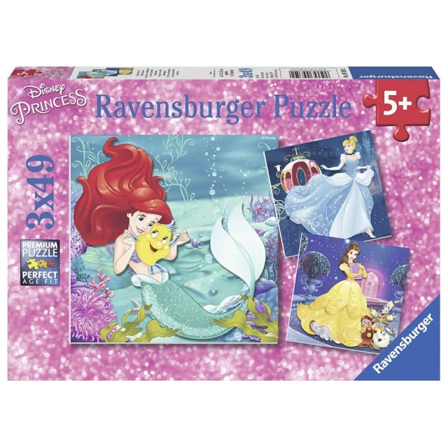 Ravensburger 維寶拼圖 迪士尼公主2 3*49片