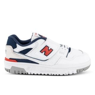 【NEW BALANCE】NB 運動鞋 童鞋 中童 大童 白 深藍 PHB550ED-M楦(C5028)
