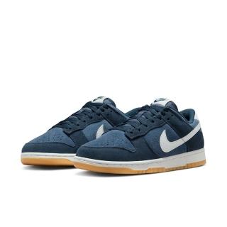 【NIKE 耐吉】休閒鞋 男鞋 運動鞋 麂皮 DUNK LOW RETRO SE 藍 HQ1931-400