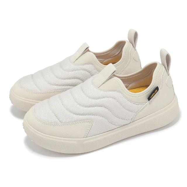 TEVA 休閒鞋 Ultra Comf Slip On 男鞋 女鞋 米白 抗撕裂 緩衝 易穿脫 懶人鞋 麵包鞋(1164470BIR)