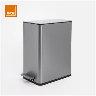 【特力屋】傑恩緩降垃圾桶 不鏽鋼 10L
