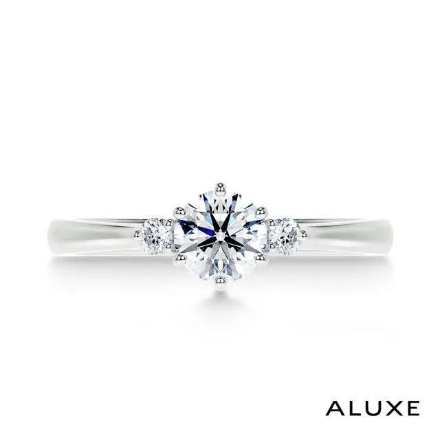 【ALUXE 亞立詩】0.50克拉 FVS2 18K金 求婚鑽戒 RS2855