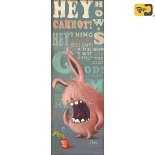 【雷諾瓦】紅蘿蔔你好嗎?/Zozoville/長幅/1000片拼圖/HEYE(桌遊/益智/裝飾/送禮/禮物/療癒/怪獸)