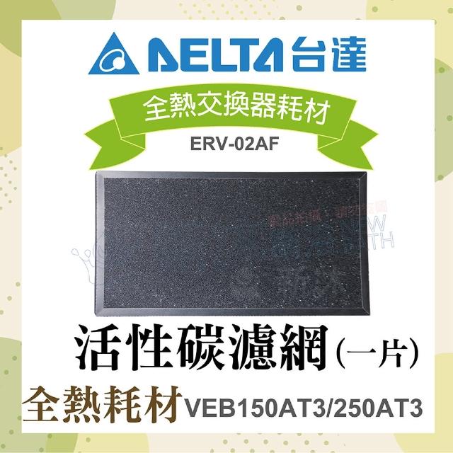 【台達電子】全熱交換器耗材-活性碳濾網1片(適用機型VEB150AT3/250AT3)