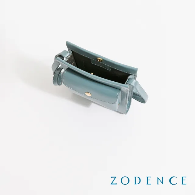 【ZODENCE 佐登司】FLIP雙面真皮小口袋手機包(多色)