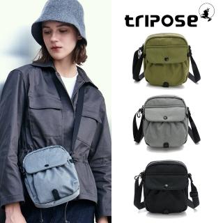 【tripose】REFLEC微皺尼龍輕量直式隨身包-小(多色/2024新款上市)
