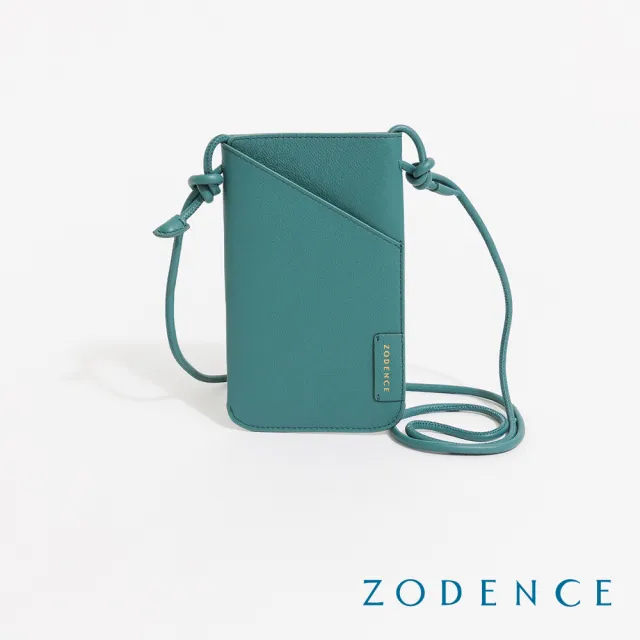 【ZODENCE 佐登司】FOLDIE雙面真皮綁帶手機包(多色/2024新款上市/雙11)