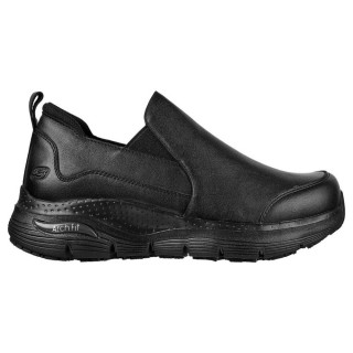 【SKECHERS】Arch Fit Sr 男 工作鞋 廚師鞋 止滑 防汙 緩衝 舒適 全黑(200060BLK)