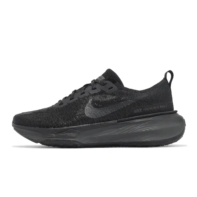 【NIKE 耐吉】慢跑鞋 ZoomX Invincible Run FK 3 男鞋 黑 回彈 緩震 運動鞋(DR2615-005)