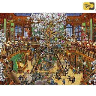 【雷諾瓦】魔法圖書館/Oesterle/1500片拼圖/HEYE(桌遊/益智/裝飾/送禮/禮物/療癒)