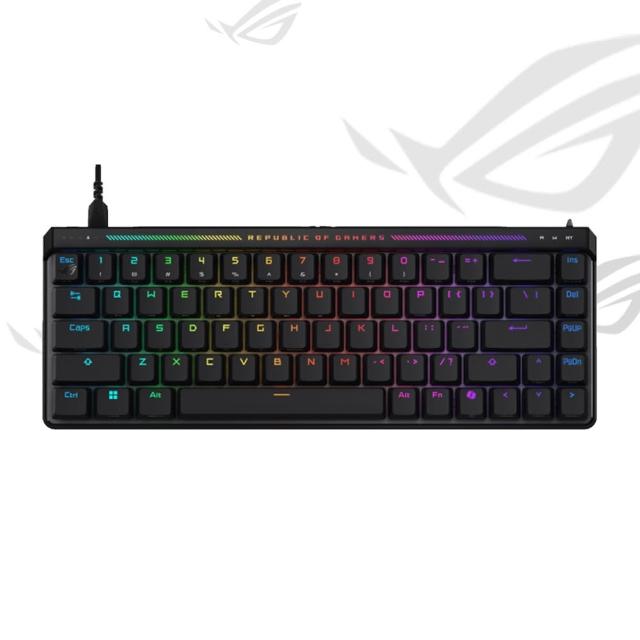 【ASUS 華碩】ROG Falchion Ace HFX 65% 有線電競鍵盤(磁軸)