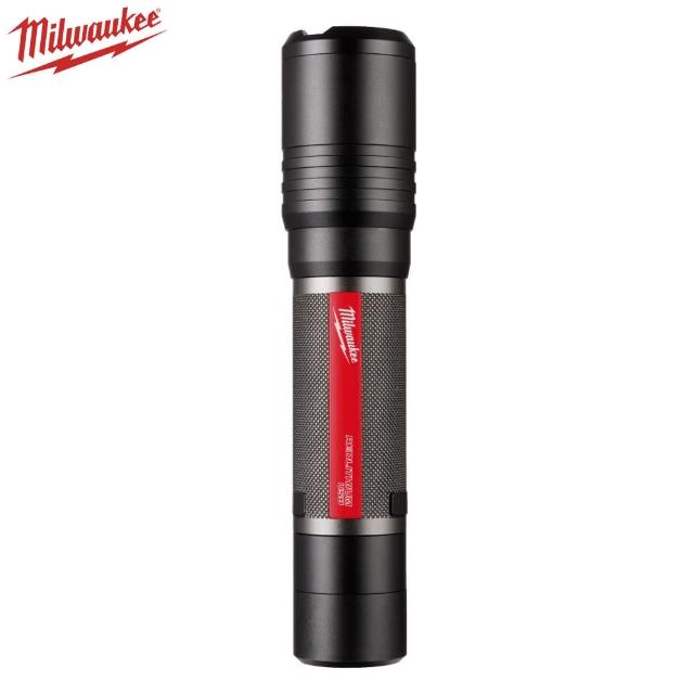 【Milwaukee 美沃奇】隨身USB強光手電筒(L4 FL2000-301)