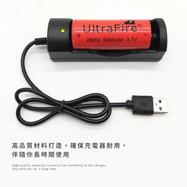 【綠色循環】鋰電池單槽充電器(USB 安全 4.2V 快充 鎳氫電池 充電電池 電池充電座 18650充電器)