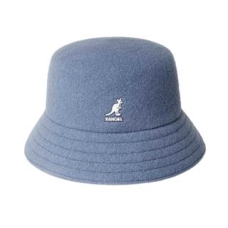 【KANGOL】WOOL漁夫帽(單寧藍)