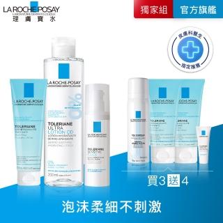 【理膚寶水】敏感肌清爽全配組★多容安泡沫洗面乳+多容安舒緩保濕化妝水 200ml+多容安舒緩濕潤乳液40ml D