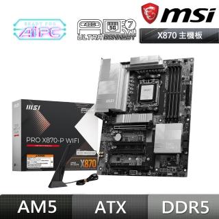 【MSI 微星】微星 PRO X870-P WIFI DDR5 主機板