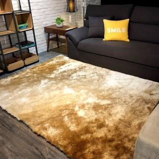 【SDL Home 山德力】薇尼絲地毯 -稻風米 160x230cm(柔順 漸層 質感 長毛)