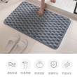 【Shely】柔軟龜背絨浴室吸水防滑墊 凹凸加厚絨毛 衛生間地墊 40*60cm(浴室用/止滑升級)