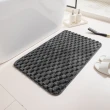 【Shely】柔軟龜背絨浴室吸水防滑墊 凹凸加厚絨毛 衛生間地墊 40*60cm(浴室用/止滑升級)