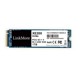 【LinkMore】XE200 1TB(M.2 2280 PCIe Gen 3x4 NVMe 1.3 SSD固態硬碟 XE200-1TB 讀2500M)