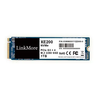 【LinkMore】XE200 1TB(M.2 2280 PCIe Gen 3x4 NVMe 1.3 SSD固態硬碟 XE200-1TB 讀2500M)