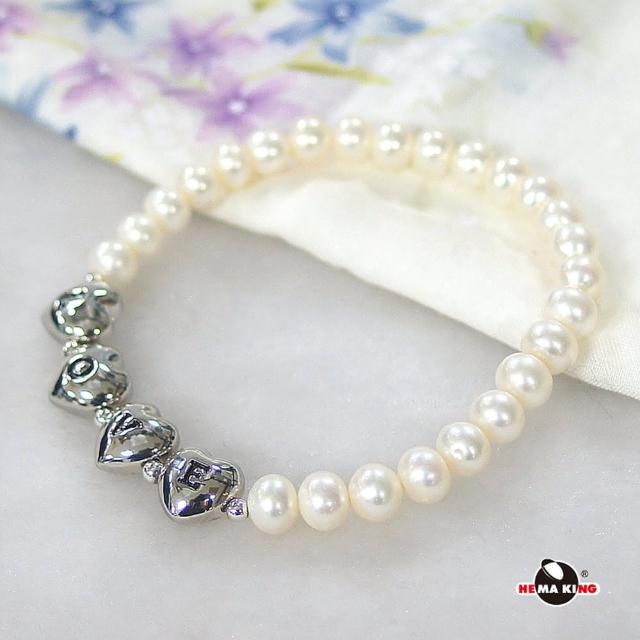 【HEMAKING】享愛 L.O.V.E 6mm 珍珠手鍊