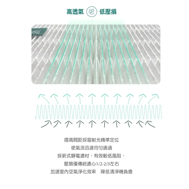 【怡悅】適用 PHILIPS 飛利浦 AC0819 AC0819/80 AC0850 AC0850/81 抗敏濾心1入(台灣製造 抗敏版)