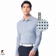 【KING GOLF】MOMO獨家特談！男款數位滿版印花彈性修身長袖POLO衫/長袖上衣/高爾夫球衫(多款任選)