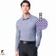 【KING GOLF】MOMO獨家特談！男款數位滿版印花彈性修身長袖POLO衫/長袖上衣/高爾夫球衫(多款任選)