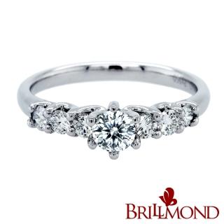 【BRILLMOND JEWELRY】GIA 天然鑽石 30分 D/VVS1 3EX NONE PT950鉑金 璀璨六爪鑽戒(D/VVS1 3EX 無螢光)