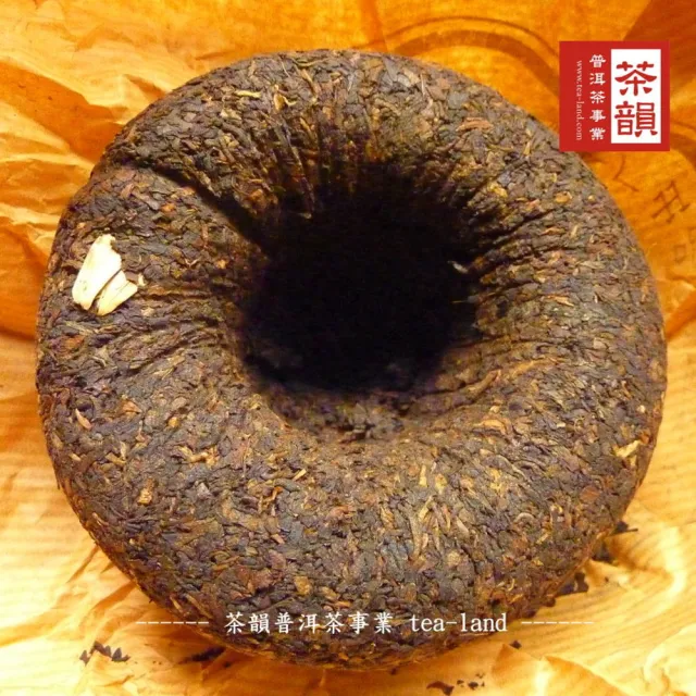 【茶韻】普洱茶2005年大益茶廠金毫沱200g/沱X2 茶葉禮盒(熟茶/專用夾鏈袋*2)(中秋禮盒)