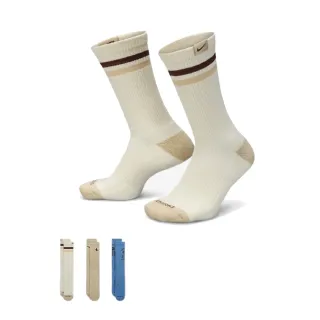 【NIKE 耐吉】基本款長襪 三雙 U NK ED CSH CREW 3PR-144 VRSTY 男女 - FQ0325901