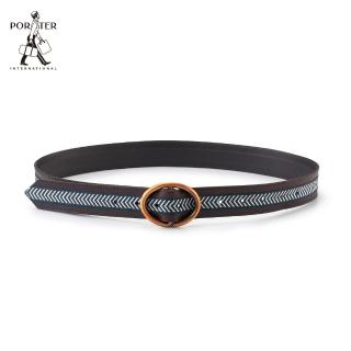 【PORTER INTERNATIONAL】BELT真皮扣環皮帶(咖啡)