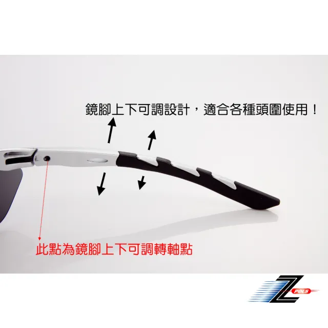 【Z-POLS】頂級TR90質感黑藍漸層框 搭PC強化夜用黃一片式抗UV400運動太陽眼鏡(帥氣有型運動眼鏡)