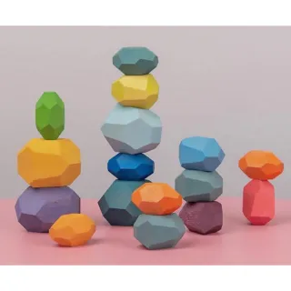 【子玄】石頭疊疊樂 隨機10顆 彩色石頭 擺設石頭(彩色疊石 石頭桌遊 彩色石頭 石頭疊疊樂)