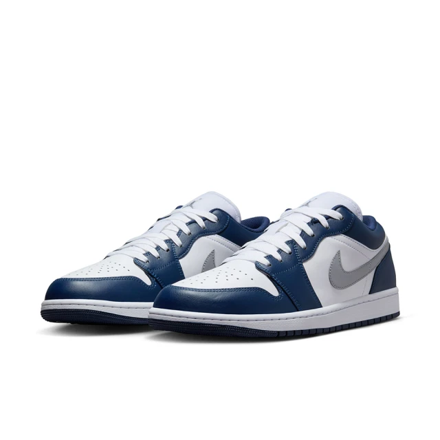 NIKE 耐吉 休閒鞋 男鞋 運動鞋 AJ 喬丹 AIR JORDAN 1 LOW 藍白 553558-141