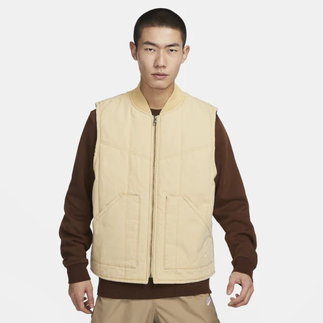 NIKE 耐吉 背心 男款 運動背心 AS M NL PADDED WORK VEST 黃 FQ1862-252