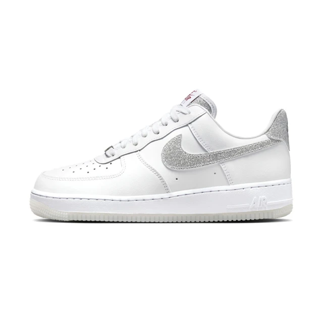 NIKE 耐吉 Air Force 1”07 LX 女鞋 白銀色 低筒 經典 緩震 運動 AF1 休閒鞋 HQ3461-191