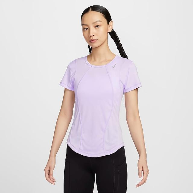 【NIKE 耐吉】上衣 女款 短袖上衣 運動 AS W NK FAST DF SS TOP 紫 FN2519-512