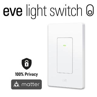 【EVE】Light Switch 智慧燈控觸控開關-Thread(Matter/ 蘋果智慧家庭)