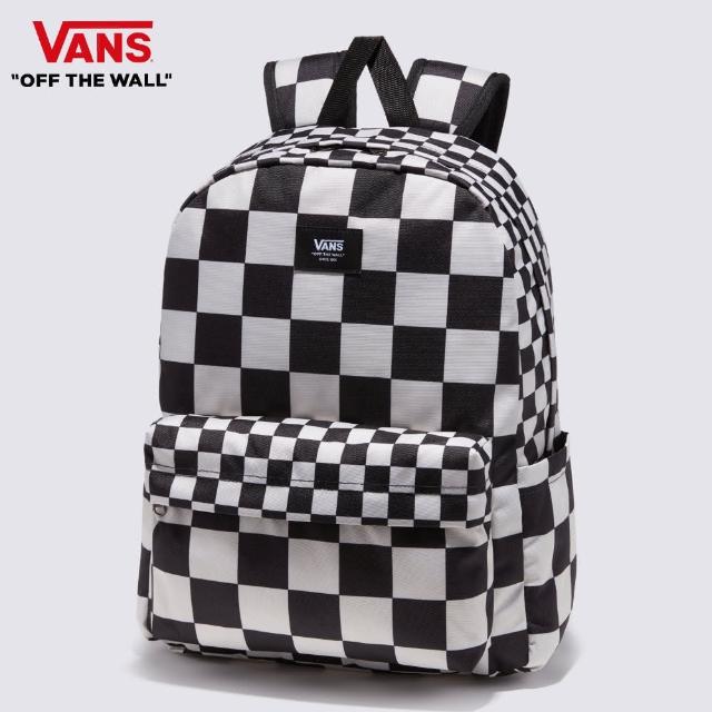 【VANS 官方旗艦】Winter Lifstyle Old Skool Check Backpack 男女款黑白棋盤格後背包