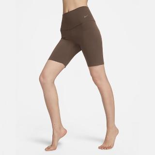 【NIKE 耐吉】短褲 女款 運動褲 緊身褲 AS W NK DF ZENVY HR 8IN SHORT 棕 DQ6004-237