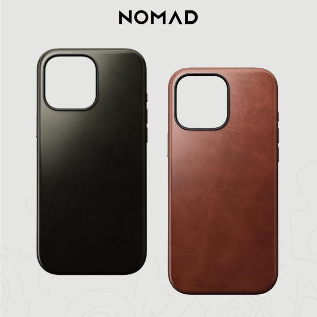 【NOMAD】iPhone 16 Pro 6.3-摩登Horween皮革保護殼(支援MagSafe無線充電)