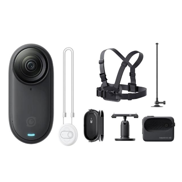 【Insta360】GO 3S 防抖運動相機 128GB星耀黑 滑雪套裝組(原廠公司貨)